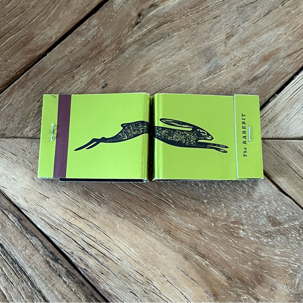 The Rarebit Matchbook - set of 2
